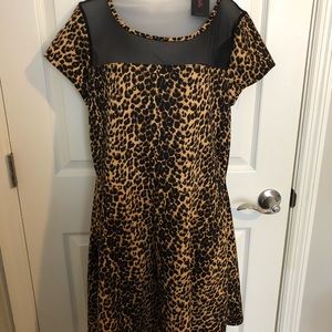 Animal print dress